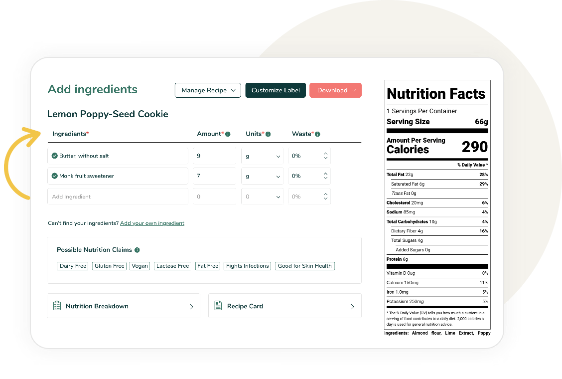 Food Label Maker   1.8cd7604 